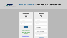 What Pagoenlinea.ooapas.gob.mx website looked like in 2019 (4 years ago)