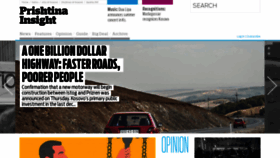 What Prishtinainsight.com website looked like in 2019 (4 years ago)