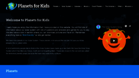 What Planetsforkids.org website looked like in 2019 (4 years ago)