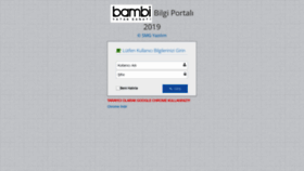 What Portal.bambi.com.tr website looked like in 2019 (4 years ago)