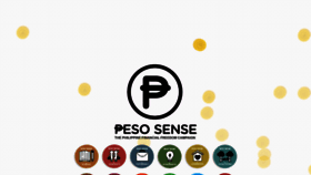 What Pesosense.com website looked like in 2019 (4 years ago)