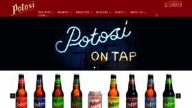 What Potosibrewery.com website looked like in 2019 (4 years ago)