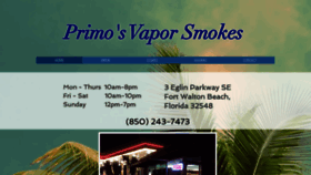 What Primosvaporsmokes.com website looked like in 2019 (4 years ago)