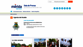 What Prensa.merida.gob.mx website looked like in 2019 (4 years ago)