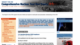 What Projectforthectbt.org website looked like in 2019 (4 years ago)