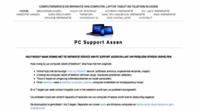 What Pcsupportassen.nl website looked like in 2019 (4 years ago)
