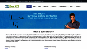 What Prokittrading.com website looked like in 2019 (4 years ago)