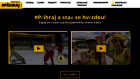 What Prihraj.cz website looked like in 2019 (4 years ago)
