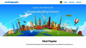 What Playgeography.com website looked like in 2019 (4 years ago)