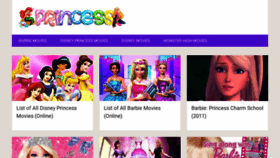 What Princessmovies.org website looked like in 2019 (4 years ago)