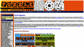 What Puzzle-magazine.com website looked like in 2019 (4 years ago)