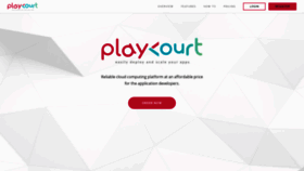 What Playcourt.id website looked like in 2019 (4 years ago)