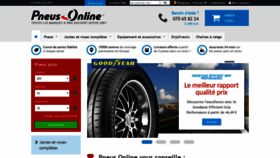 What Pneus-online-belgique.be website looked like in 2019 (4 years ago)
