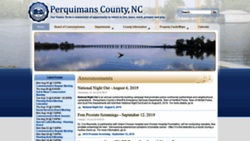 What Perquimanscountync.gov website looked like in 2019 (4 years ago)