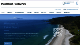 What Pakiriholidaypark.co.nz website looked like in 2019 (4 years ago)