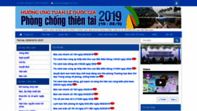 What Pcttbinhdinh.gov.vn website looked like in 2019 (4 years ago)