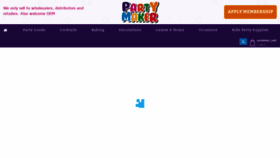 What Partymaker.com.au website looked like in 2019 (4 years ago)