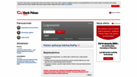 What Pekao24.pl website looked like in 2019 (4 years ago)