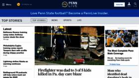 What Pennlive.com website looked like in 2019 (4 years ago)