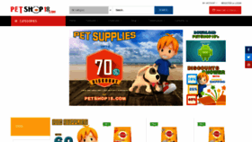 What Petshop18.com website looked like in 2019 (4 years ago)