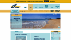 What Portosantoline.pt website looked like in 2019 (4 years ago)