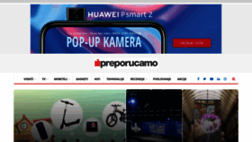 What Preporucamo.com website looked like in 2019 (4 years ago)