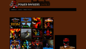 What Powerrangers.games website looked like in 2019 (4 years ago)