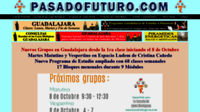 What Pasadofuturo.com website looked like in 2019 (4 years ago)