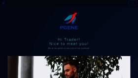 What Pgene.io website looked like in 2019 (4 years ago)