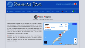 What Palawandays.com website looked like in 2019 (4 years ago)
