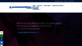 What Prestamosenlinea.com.do website looked like in 2019 (4 years ago)