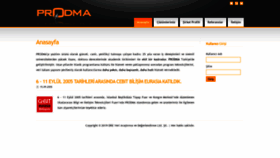 What Prodma.com website looked like in 2019 (4 years ago)