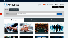 What Pathlegal.in website looked like in 2019 (4 years ago)
