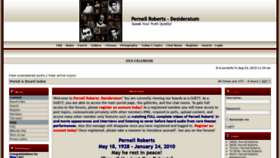 What Pernellroberts.net website looked like in 2019 (4 years ago)