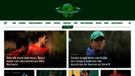 What Planetaguarani.com.br website looked like in 2019 (4 years ago)