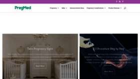What Pregmed.org website looked like in 2019 (4 years ago)