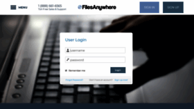 What Personal.filesanywhere.com website looked like in 2019 (4 years ago)