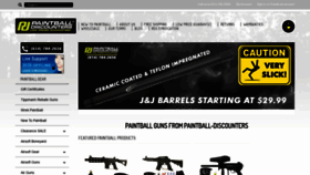 What Paintball-discounters.com website looked like in 2019 (4 years ago)