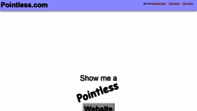 What Pointless.com website looked like in 2019 (4 years ago)