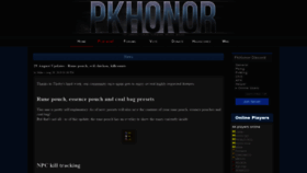 What Pkhonor.net website looked like in 2019 (4 years ago)