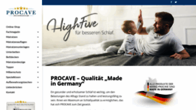 What Procave.de website looked like in 2019 (4 years ago)