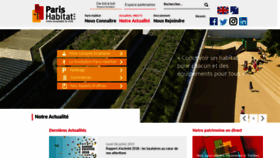 What Parishabitat.fr website looked like in 2019 (4 years ago)