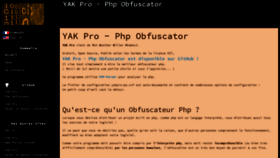 What Php-obfuscator.com website looked like in 2019 (4 years ago)