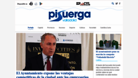 What Pisuerganoticias.com website looked like in 2019 (4 years ago)
