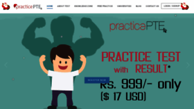 What Practicepte.com website looked like in 2019 (4 years ago)