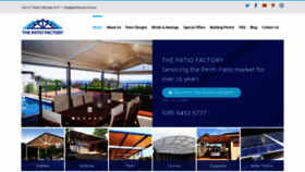 What Patiofactory.com.au website looked like in 2019 (4 years ago)