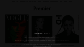 What Premiermodelmanagement.com website looked like in 2019 (4 years ago)