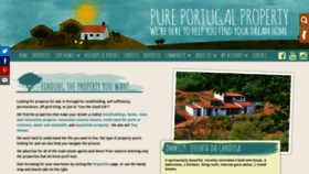 What Pureportugal.co.uk website looked like in 2019 (4 years ago)
