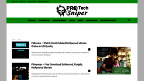 What Protechsniper.com website looked like in 2019 (4 years ago)