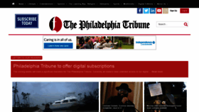 What Phillytrib.com website looked like in 2019 (4 years ago)